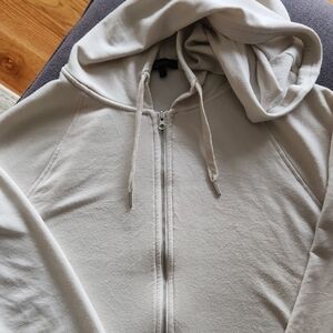 Quince SuperSoft Fleece Zip Up Hoodie Size Large
